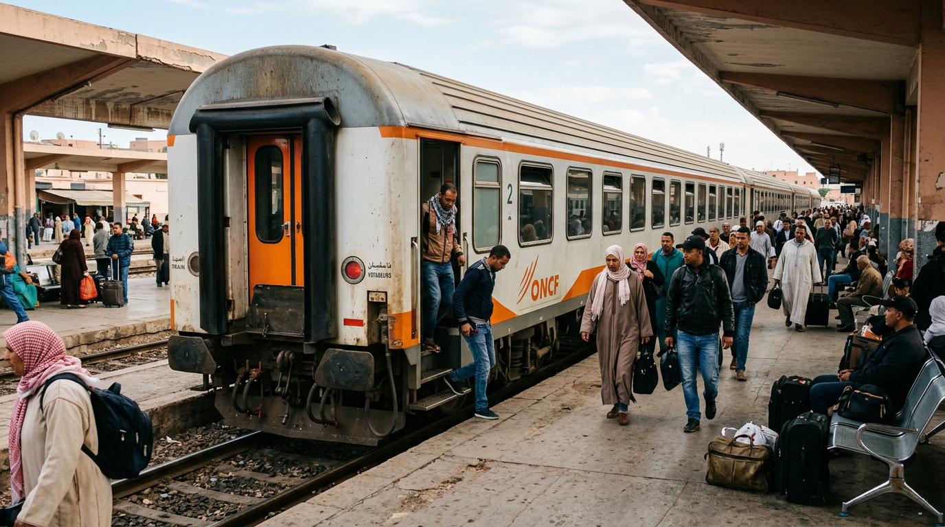 Photograph illustrating Quick Overview: Moroccan Trains at a Glance