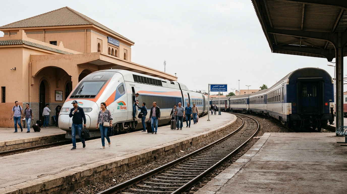 Photograph illustrating Al Boraq vs. Al Atlas: Which Moroccan Tr