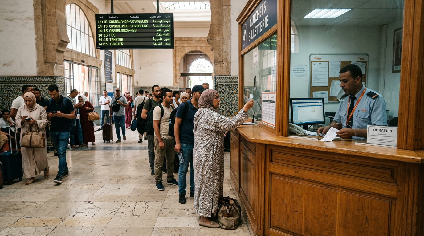 Photograph illustrating How to Buy Morocco Train Tickets in 2026