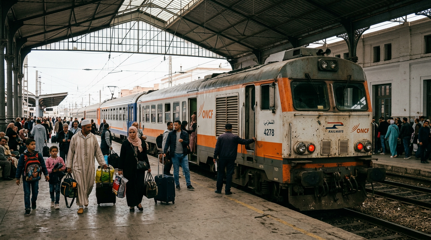 Photograph illustrating Quick Overview of Moroccan Railways