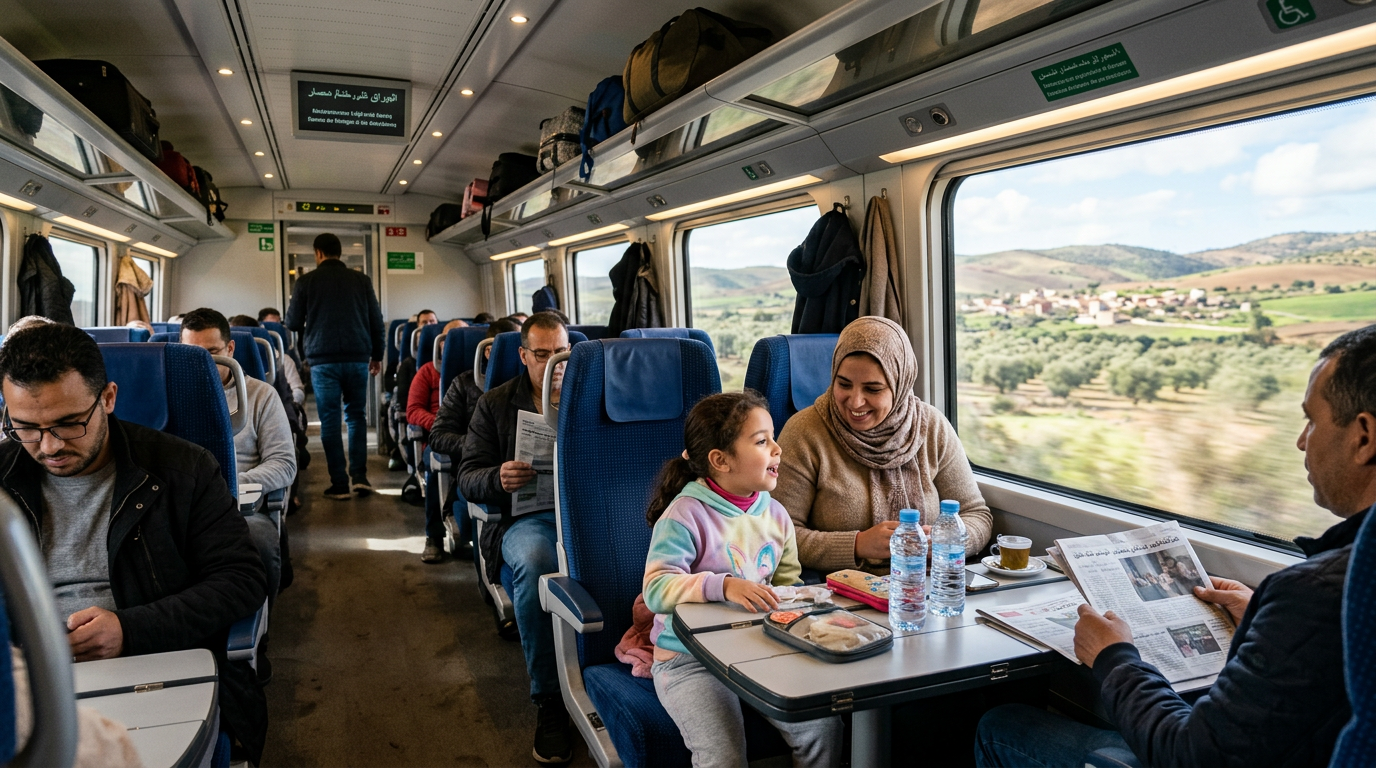 Photograph illustrating 1. The High-Speed Al Boraq Changes Every