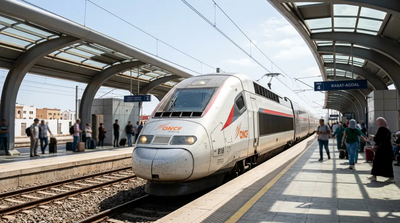 Morocco Train Routes & Rail Map